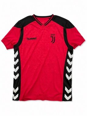Hummel Kids Red and Black Short Sleeve Jersey - Joey Graphic